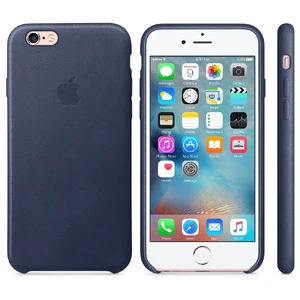 Шкіряний чохол Apple Leather Case Midnight Blue (MKXU2) для iPhone 6s - Фото 5