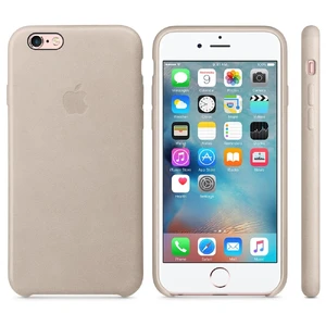 Шкіряний чохол Apple Leather Case Rose Gray (MKXV2) для iPhone 6s - Фото 5