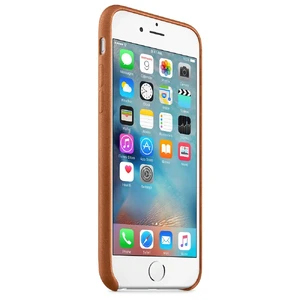 Кожаный чехол Apple Leather Case Saddle Brown (MKXT2) для iPhone 6s - Фото 6