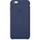Кожаный чехол Apple Leather Case Midnight Blue (MGQV2) для iPhone 6 Plus | 6s Plus MGQV2 - Фото 1