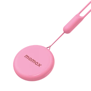 Трекер Momax PinPop Find My Tracker Pink водонепроницаемый IP66 для поиска вещей, ключей, сумок