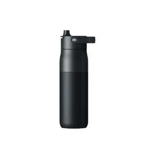 Умная бутылка для воды с УФ очисткой LARQ Bottle PureVis 2 Obsidian Black 680 мл - Фото 2