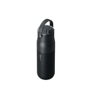 Умная бутылка для воды с УФ очисткой LARQ Bottle PureVis 2 Obsidian Black 680 мл - Фото 5