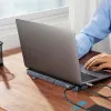 Хаб 11в1 Baseus Elitejoy Gen2 USB-C з роз'ємами HDMI 4K, VGA 4K, RJ45, USB-C, USB-A, кардридером SD/TF, Audio Jack, 100W PD для iPad | MacBook Pro/Air | Windows - Фото 7