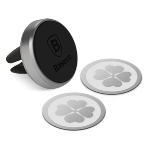 Магнітний автодержатель Baseus Magnetic Air Vent Mount Holder Black для телефону - Фото 3