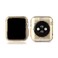 Чехол Baseus Simple TPU Transparent Gold для Apple Watch Series 1/2/3 42mm  - Фото 1