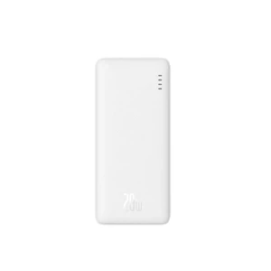 Повербанк с быстрой зарядкой Baseus Airpow Power Bank 20W, PD/QC, 10000 mAh (White) - Фото 5