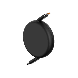 Кабель Type-C to Type-C для зарядки и передачи данных Baseus Free2Draw Mini Retractable Cable Black 100W (1m) - Фото 2