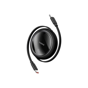 Кабель Type-C to Type-C для зарядки и передачи данных Baseus Free2Draw Mini Retractable Cable Black 100W (1m) - Фото 4