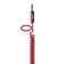 Акустический кабель Belkin Coiled 3.5 AUX Red AV10126qe06 - Фото 1