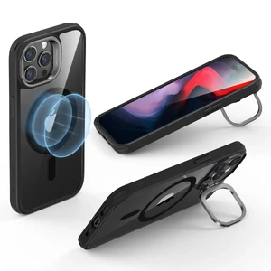 Захисний чохол з підставкою та підтримкою MagSafe ESR Classic Hybrid Case HaloLock Black для iPhone 15 Pro Max - Фото 5