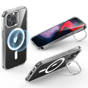 Захисний чохол з підставкою та підтримкою MagSafe ESR Classic Hybrid Case HaloLock Clear для iPhone 15 Pro Max - Фото 4