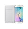 Чехол Samsung Flip Wallet Cover White для Samsung Galaxy S6 Edge - Фото 4