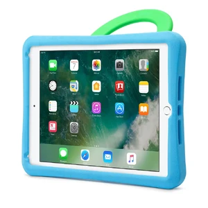 Детский противоударный чехол Tech21 Evo Play Blue | Green для iPad Air 2 - Фото 6