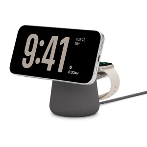 Док-станция MagSafe Belkin 2-в-1 Boost Charge Pro Charcoal 15W для iPhone AirPods | Apple Watch WIZ020ttH36-APL - Фото 1
