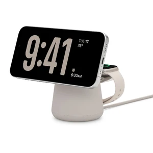 Док-станция MagSafe Belkin 2-в-1 Boost Charge Pro Sand 15W для iPhone AirPods | Apple Watch
