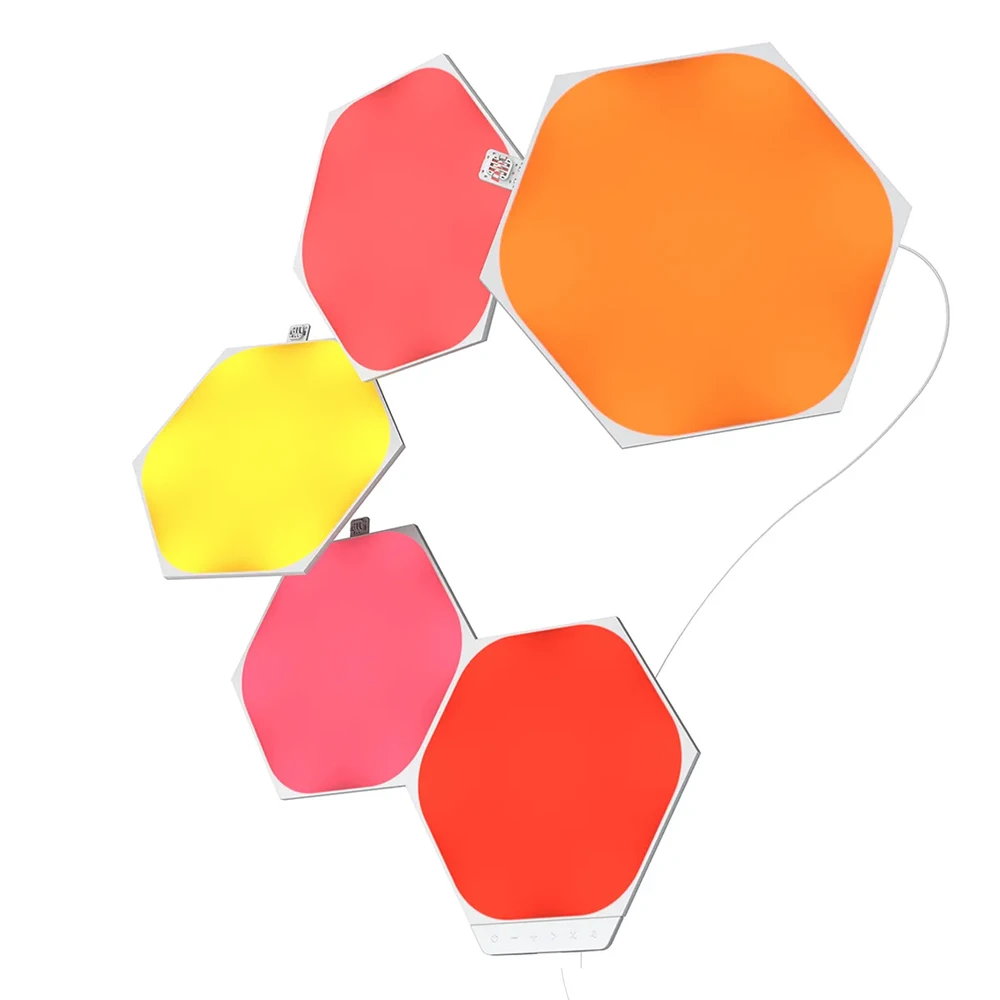Розумна система освітлення Nanoleaf Shapes Hexagon Starter Kit Apple Homekit (5 модулів)