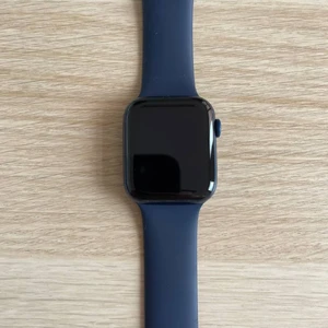 б/у Смарт-часы Apple Watch Series 6 GPS, 44mm Blue Aluminum Case with Deep Navy Sport Band (M00J3) - Фото 3