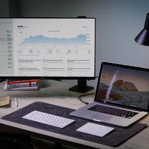 Шкіряний килимок для миші та клавіатури INCARNE ProDesk Large Grey  - Фото 1