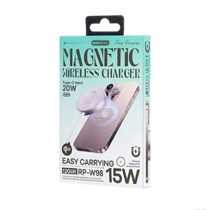 Бездротова зарядка MagSafe Remax Qi2 15W (1.2m) для iPhone 16 | 15 | 14 | 13 | 12 - Фото 2