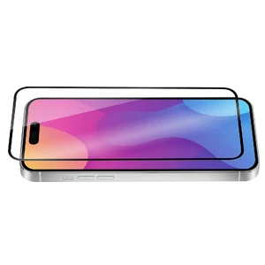 Защитное стекло iLoungeMax Full Cover Glass 2.5D для iPhone 16 Plus | 15 Plus - Фото 3