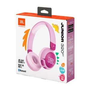 Детские беспроводные Bluetooth-наушники JBL Junior 320BT Purple - Фото 8