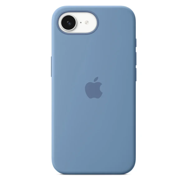 Силиконовый чехол Apple Silicone Case Winter Blue (MD3Q4) для iPhone 16e в Сумах
