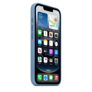 Силіконовий чохол Apple Silicone Case Winter Blue (MD3Q4) для iPhone 16e - Фото 2