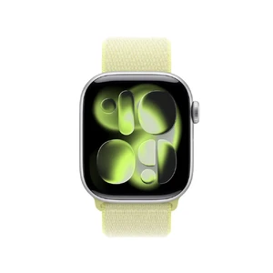 Ремешок Apple Sport Loop Neon Yellow для Apple Watch 42mm | 41mm | 40mm | 38mm - Фото 2