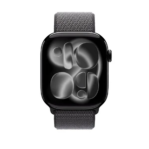 Ремешок Apple Sport Loop Dark Gray для Apple Watch 49mm | 46mm | 45mm | 44mm - Фото 2