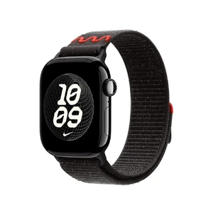 Ремінець Apple Nike Sport Midnight Black для Apple Watch 42mm | 41mm | 40mm | 38mm  - Фото 1