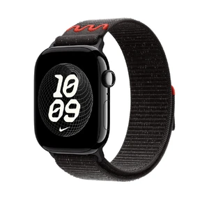 Ремінець Apple Nike Sport Midnight Black для Apple Watch 49mm | 46mm | 45mm | 44mm  - Фото 1