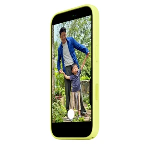 Силиконовый чехол Apple Silicone Case with MagSafe Neon Yellow для iPhone 17 - Фото 6