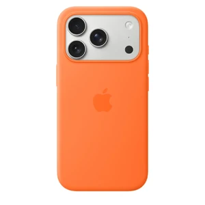 Силіконовий чохол Apple Silicone Case with MagSafe Orange для iPhone 17 Pro - Фото 2