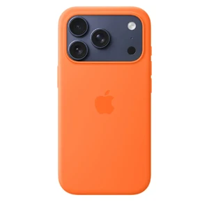 Силіконовий чохол Apple Silicone Case with MagSafe Orange для iPhone 17 Pro - Фото 3