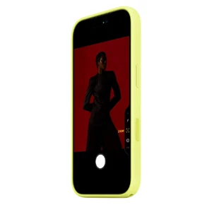 Силіконовий чохол Apple Silicone Case with MagSafe Neon Yellow для iPhone 17 Pro - Фото 4