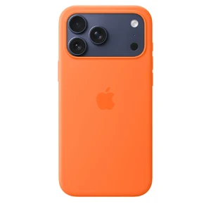 Силіконовий чохол Apple Silicone Case with MagSafe Orange для iPhone 17 Pro Max - Фото 3
