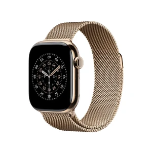 Ремешок Apple Milanese Loop Gold для Apple Watch 42mm | 41mm | 40mm | 38mm  - Фото 1