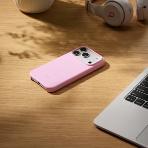 Захисний чохол Beats Case with MagSafe and Camera Control Pebble Pink для iPhone 17 Pro - Фото 4