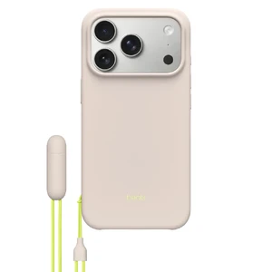 Чехол со шнурком-подставкой Beats Kickstand Case with MagSafe and Camera Control Lime Stone для iPhone 17 Pro  - Фото 1