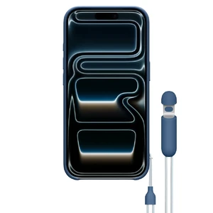 Чехол со шнурком-подставкой Beats Kickstand Case with MagSafe and Camera Control Bedrock Blue для iPhone 17 Pro - Фото 2