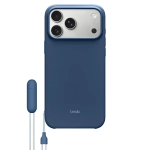 Чехол со шнурком-подставкой Beats Kickstand Case with MagSafe and Camera Control Bedrock Blue для iPhone 17 Pro Max  - Фото 1