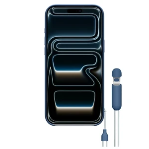 Чехол со шнурком-подставкой Beats Kickstand Case with MagSafe and Camera Control Bedrock Blue для iPhone 17 Pro Max - Фото 2