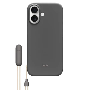 Чохол зі шнурком-підставкою Beats Kickstand Case with MagSafe and Camera Control Granite Gray для iPhone 17  - Фото 1