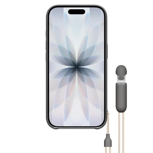 Чохол зі шнурком-підставкою Beats Kickstand Case with MagSafe and Camera Control Granite Gray для iPhone 17 - Фото 2