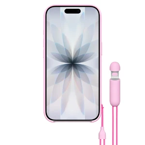 Чехол со шнурком-подставкой Beats Kickstand Case with MagSafe and Camera Control Pebble Pink для iPhone 17 - Фото 2