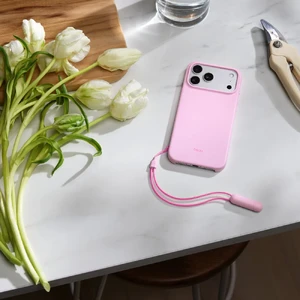 Чохол зі шнурком-підставкою Beats Kickstand Case with MagSafe and Camera Control Pebble Pink для iPhone 17 Pro Max - Фото 5