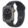 Смарт-годинник Apple Watch Series 8 GPS+Cellular, 41mm Graphite Stainless Steel Case with Midnight Sport Band (MNJJ3) MNJJ3 - Фото 1