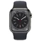 Смарт-годинник Apple Watch Series 8 GPS+Cellular, 41mm Graphite Stainless Steel Case with Midnight Sport Band (MNJJ3) - Фото 2