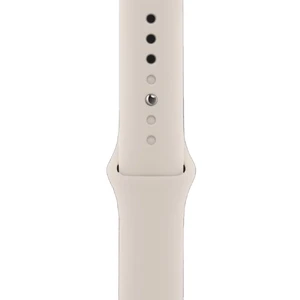 Смарт-годинник Apple Watch Series 8 GPS+Cellular, 45mm Gold Stainless Steel Case with Starlight Sport Band (MNJC3) - Фото 3